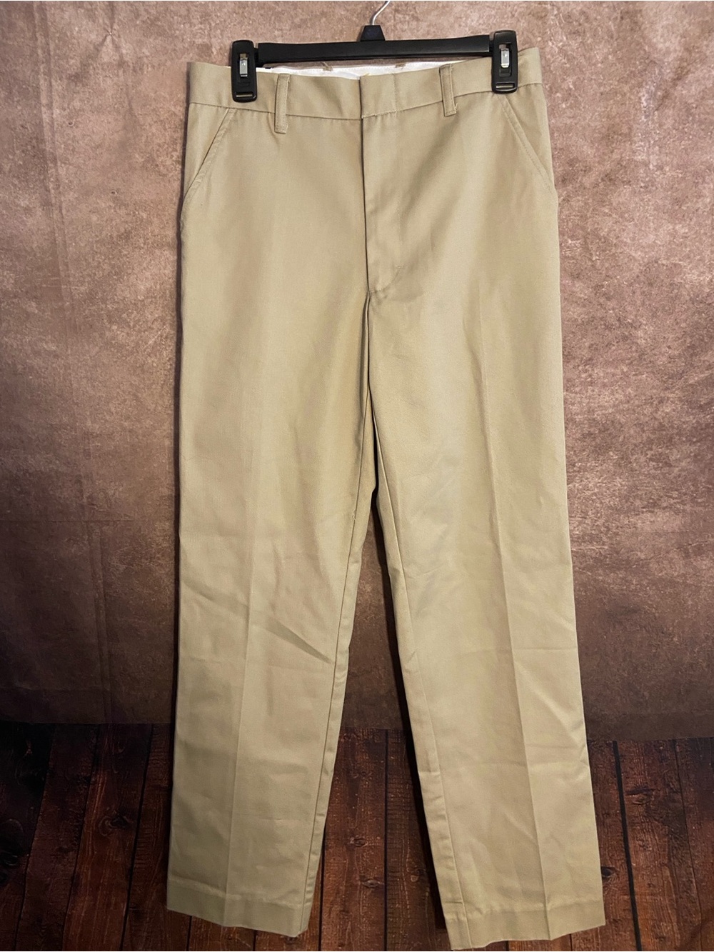 Classroom-Khaki beige uniform pants-waist 28”- NWT